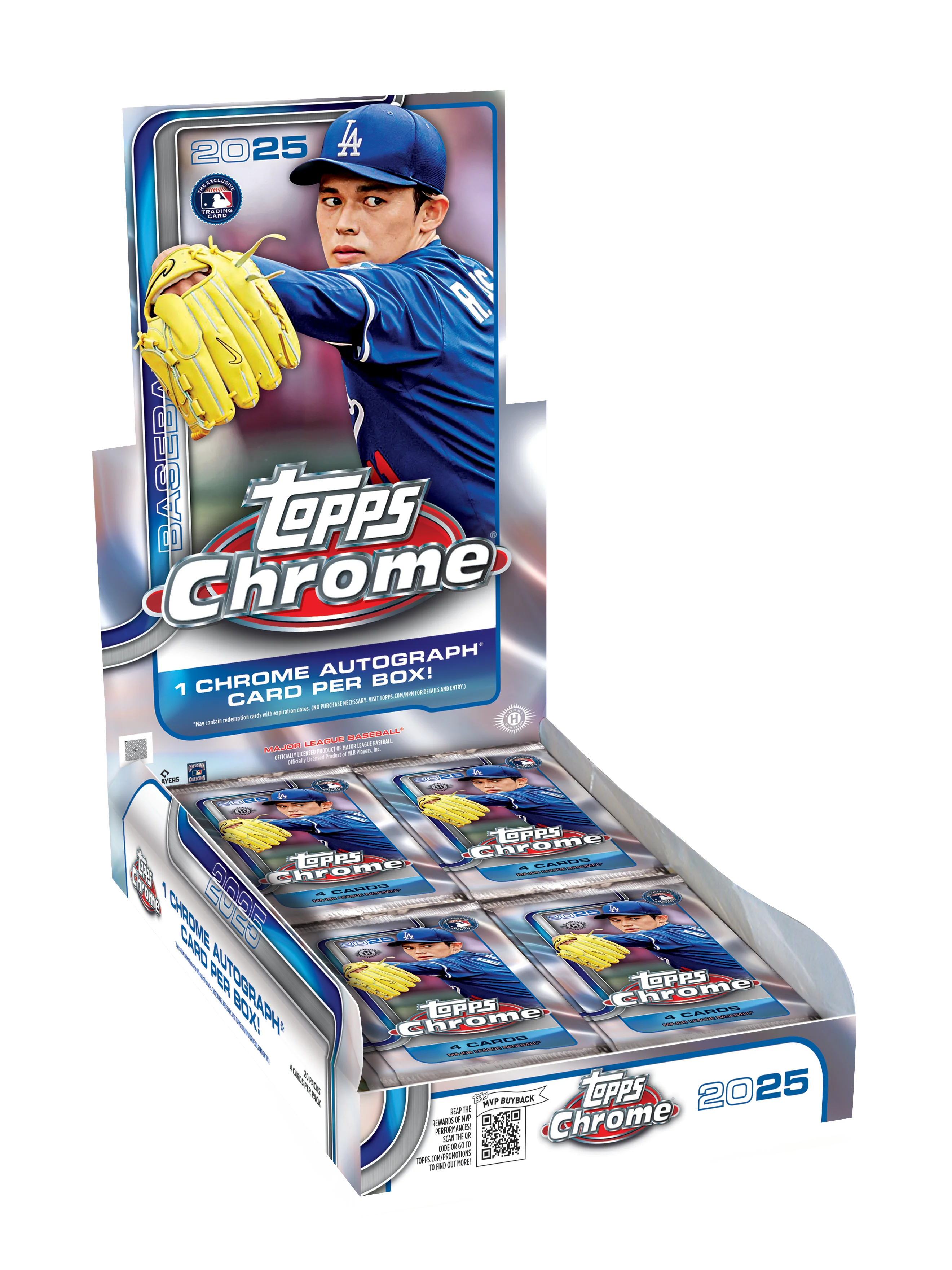 2025 Topps Chrome Baseball Hobby Box