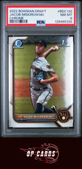 Jacob Misiorowski 2022 Bowman Draft #BDC132 Chrome PSA 8