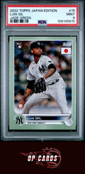 Luis Gil 2022 Topps Japan Edition #15 Jade Green PSA 9