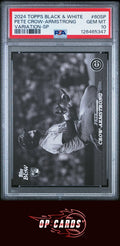Pete Crow-Armstrong 2024 Topps Black And White #60SP Variation-Sp PSA 10