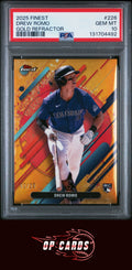 Drew Romo 2025 Topps Finest #226 Gold Refractor /20 PSA 10