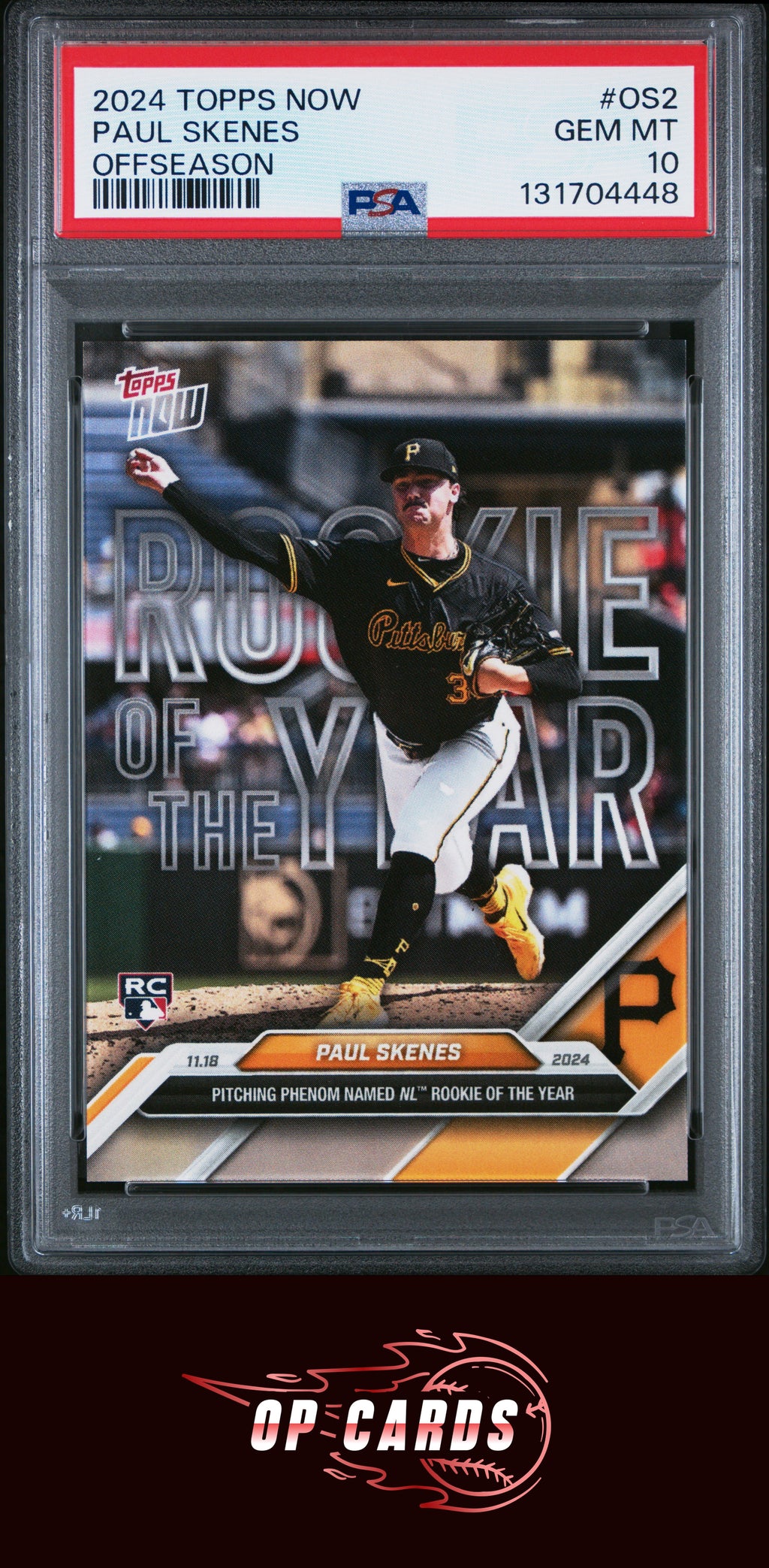Paul Skenes 2024 Topps Now Offseason #OS2 PSA 10