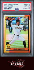 Paul Skenes 2025 Topps Chrome 1990 Topps #90CB13 PSA 10