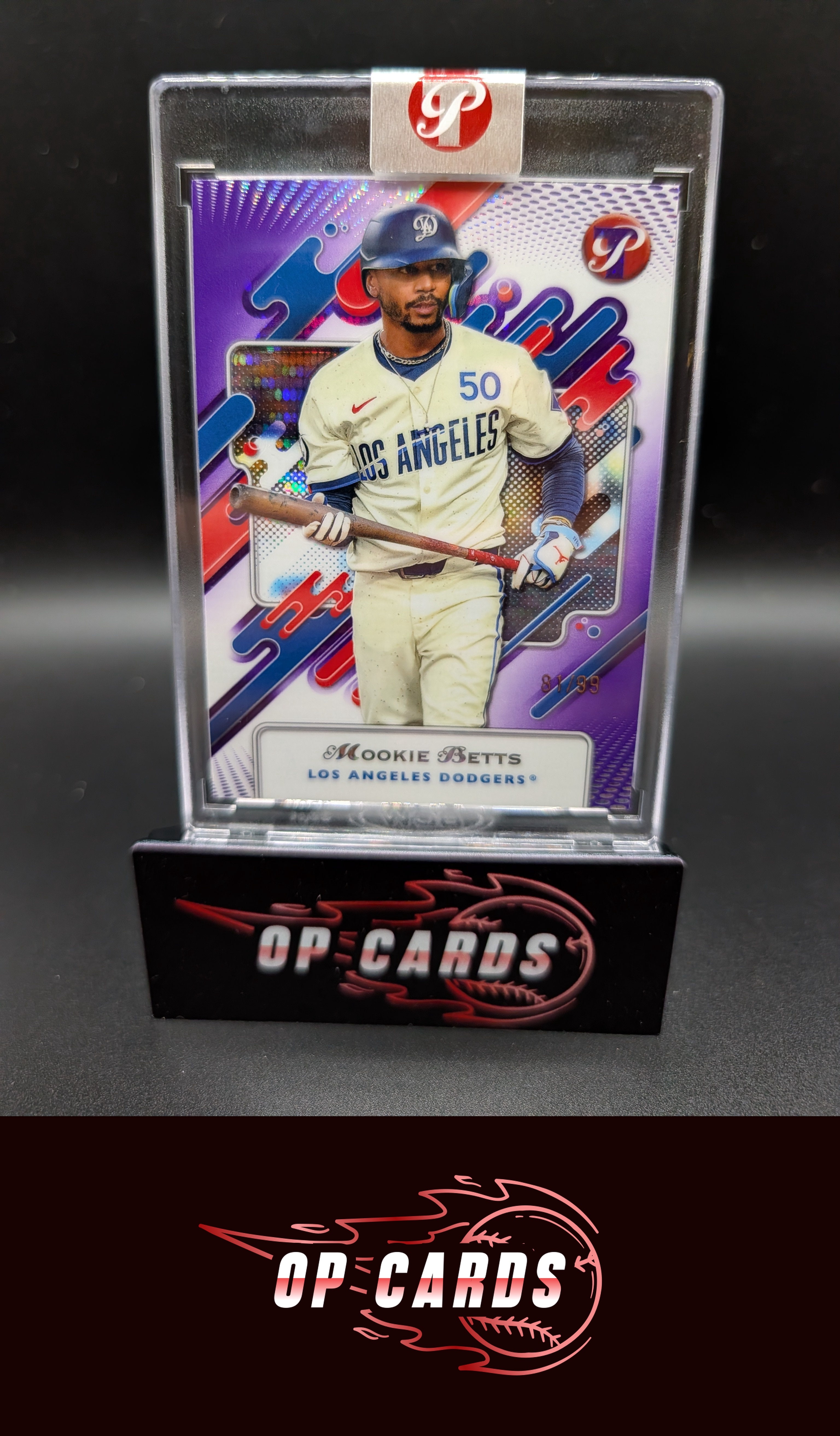 Mookie Betts 2025 Topps Pristine #133 Pristine Purple Refractor #/99