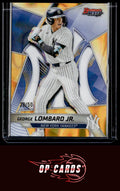 George Lombard Jr. 2025 Bowman's Best #TP-23 Gold Lava Refractors #/50