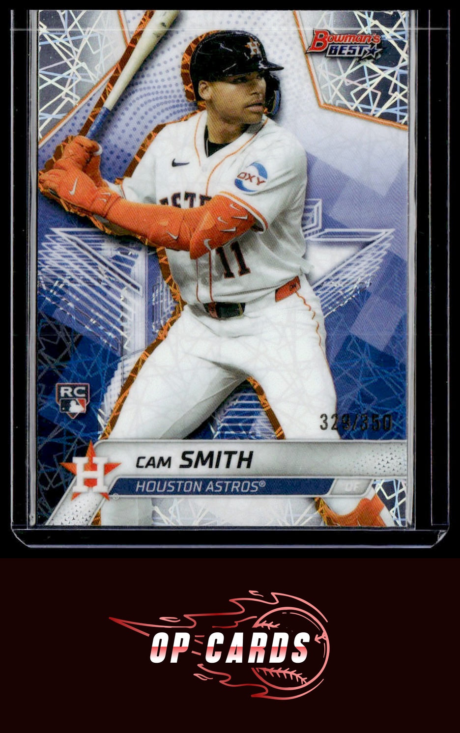 Cam Smith 2025 Bowman's Best #29 Lazer Refractors #/350