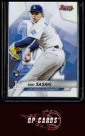 Roki Sasaki 2025 Bowman's Best #18 Refractors