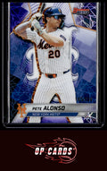 Pete Alonso 2025 Bowman's Best #51 Purple Lazer Refractors #/250