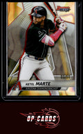 Ketel Marte 2025 Bowman's Best #62 Gold Lava Refractors #/50