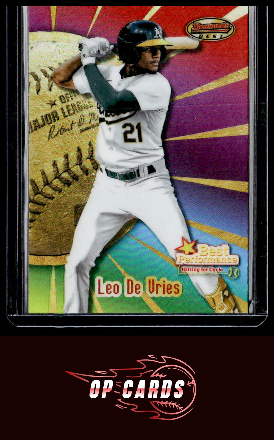 Leo De Vries 2025 Bowman's Best #BP-14 Best Performance