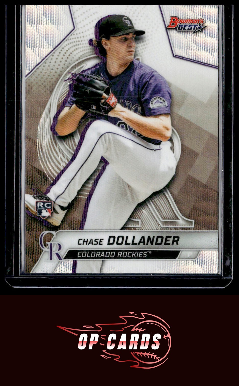 Chase Dollander 2025 Bowman's Best #30 Wave Refractors