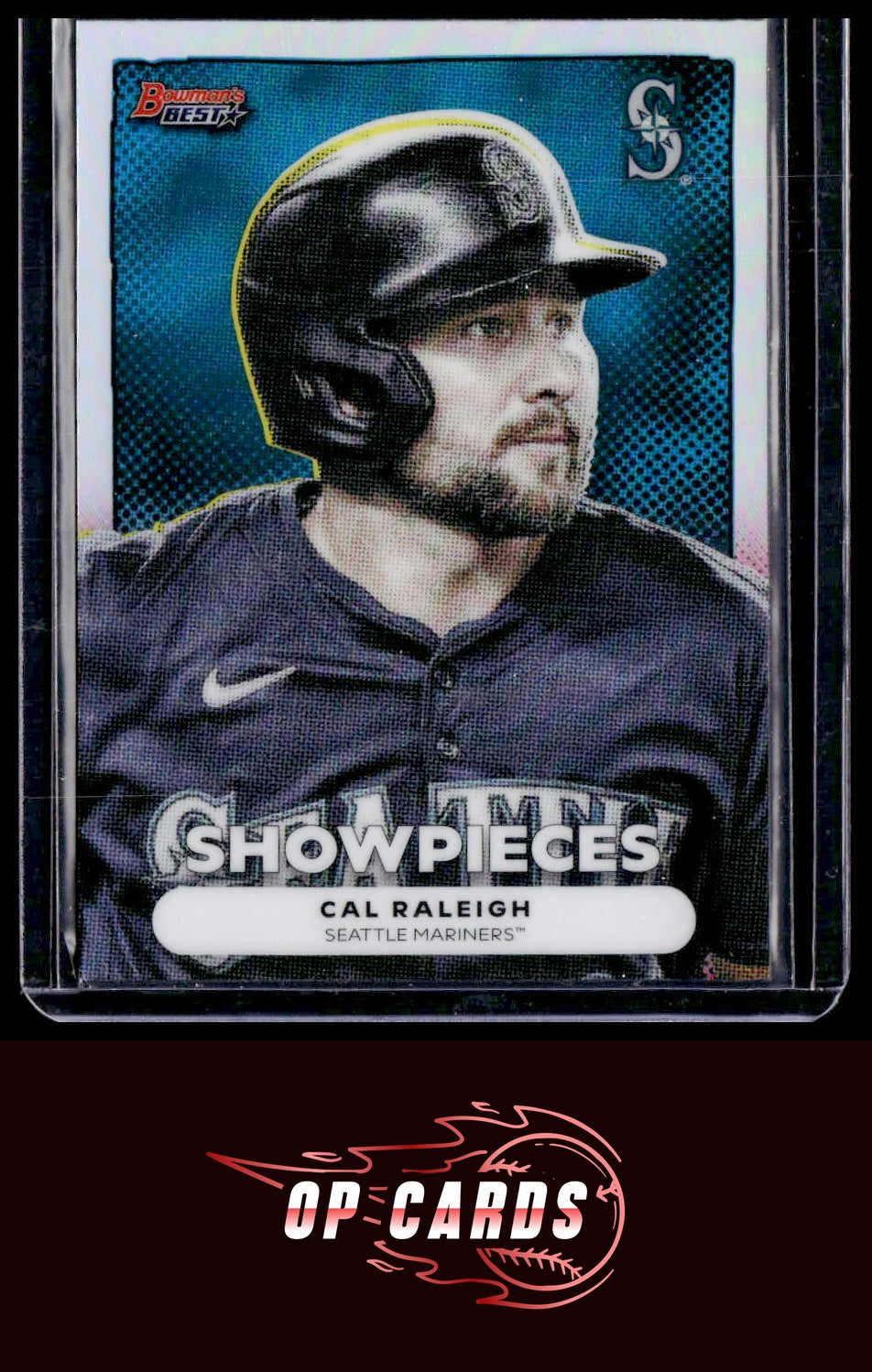 Cal Raleigh 2025 Bowman's Best #BS-7 Bowman Showpieces