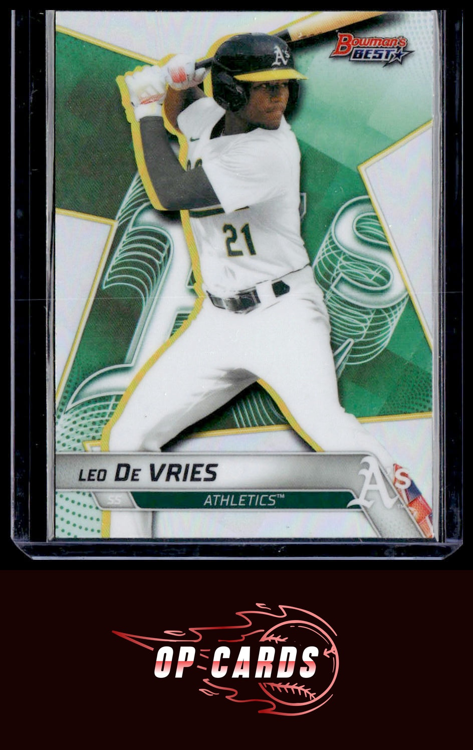 Leo De Vries 2025 Bowman's Best #TP-26 Refractors