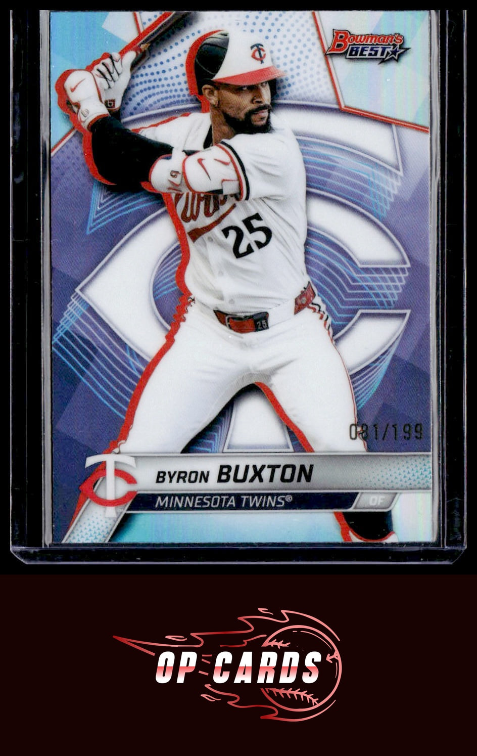 Byron Buxton 2025 Bowman's Best #48 Refractors