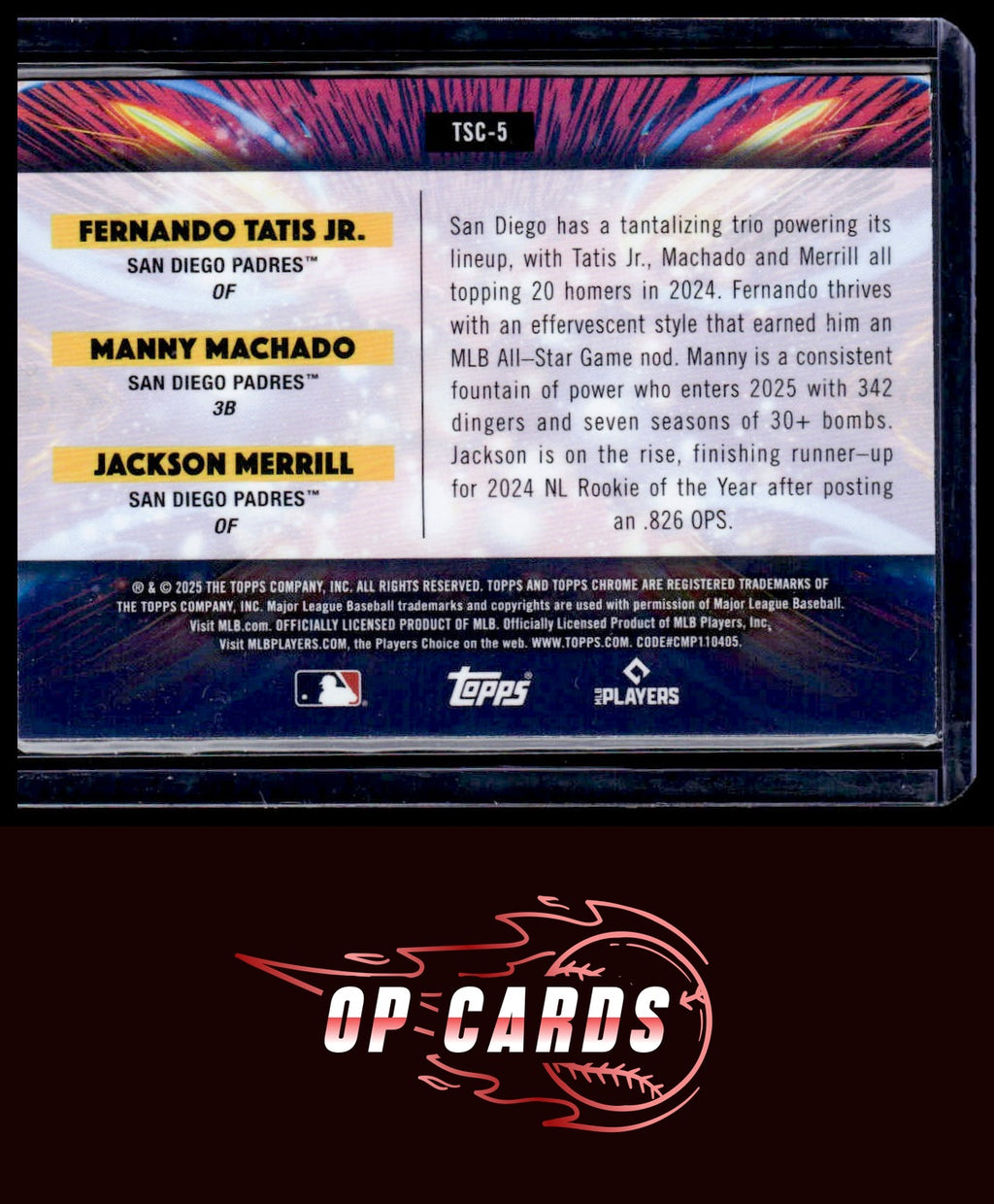 Manny Machado Tatis Jr. Merrill 2025 Topps Cosmic #TSC-5 Triple Star Clusters