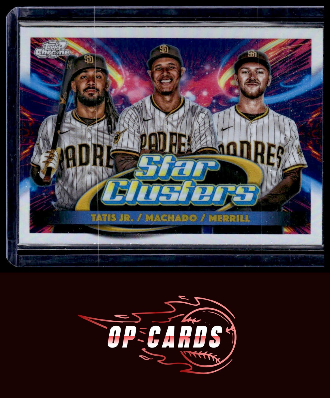 Manny Machado Tatis Jr. Merrill 2025 Topps Cosmic #TSC-5 Triple Star Clusters