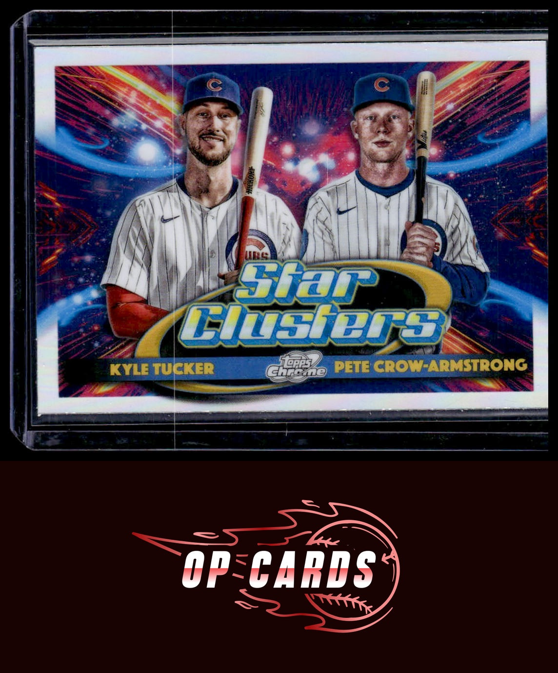 Pete Crow-Armstrong / Kyle Tucker 2025 Topps Cosmic #DSC-7 Dual Star Clusters