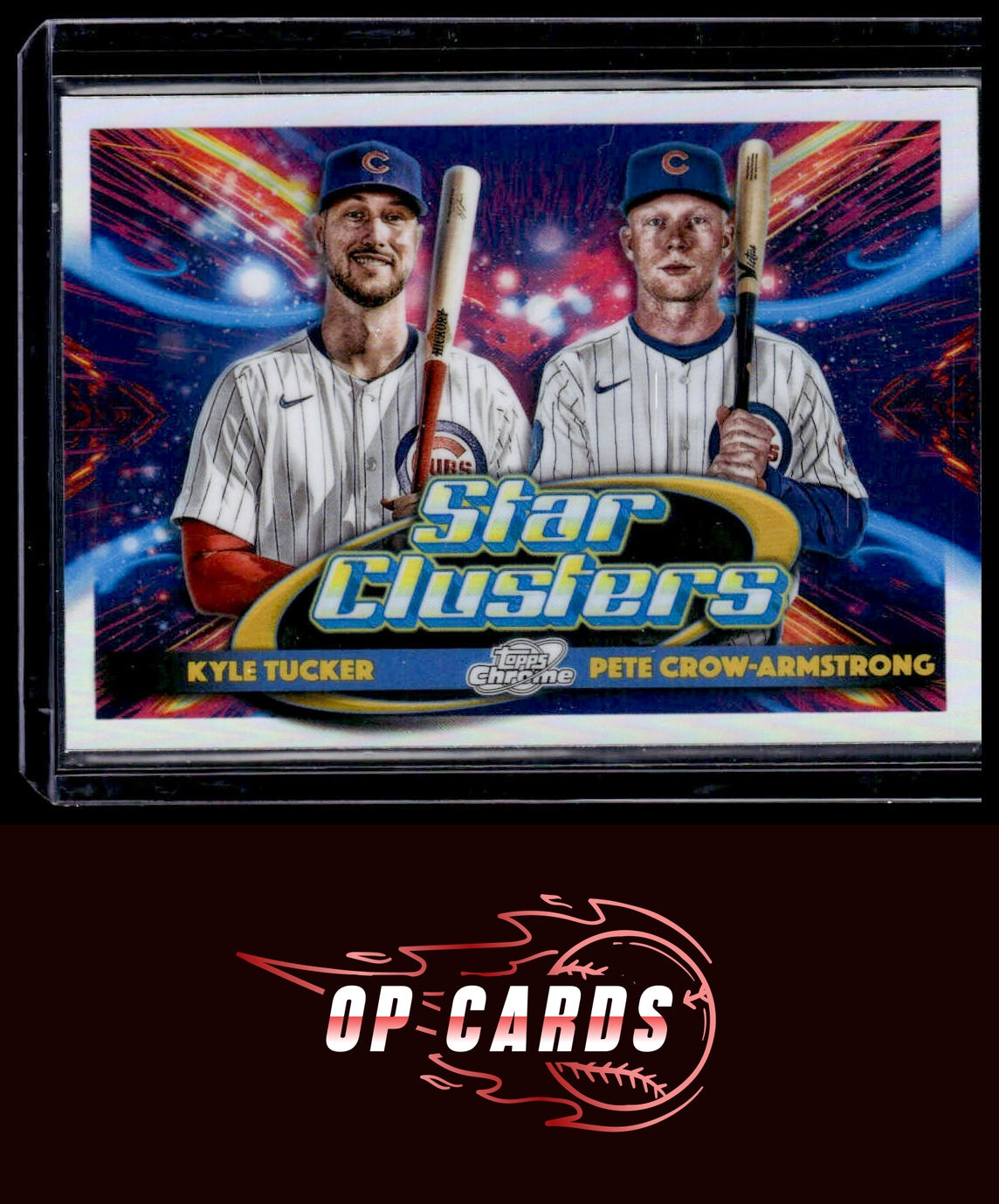 Pete Crow-Armstrong / Kyle Tucker 2025 Topps Cosmic #DSC-7 Dual Star Clusters