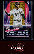 Nick Kurtz 2025 Topps Cosmic Ultraviolet Beam Gold Interstellar Refractor #/50