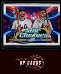 Juan Soto / Francisco Lindor 2025 Topps Chrome Cosmic #DSC-3 Dual Star Clusters