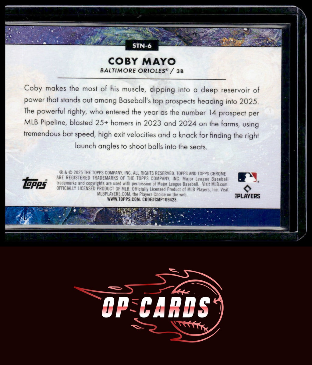 Coby Mayo 2025 Topps Chrome Cosmic #STN-6 Stars in the Night