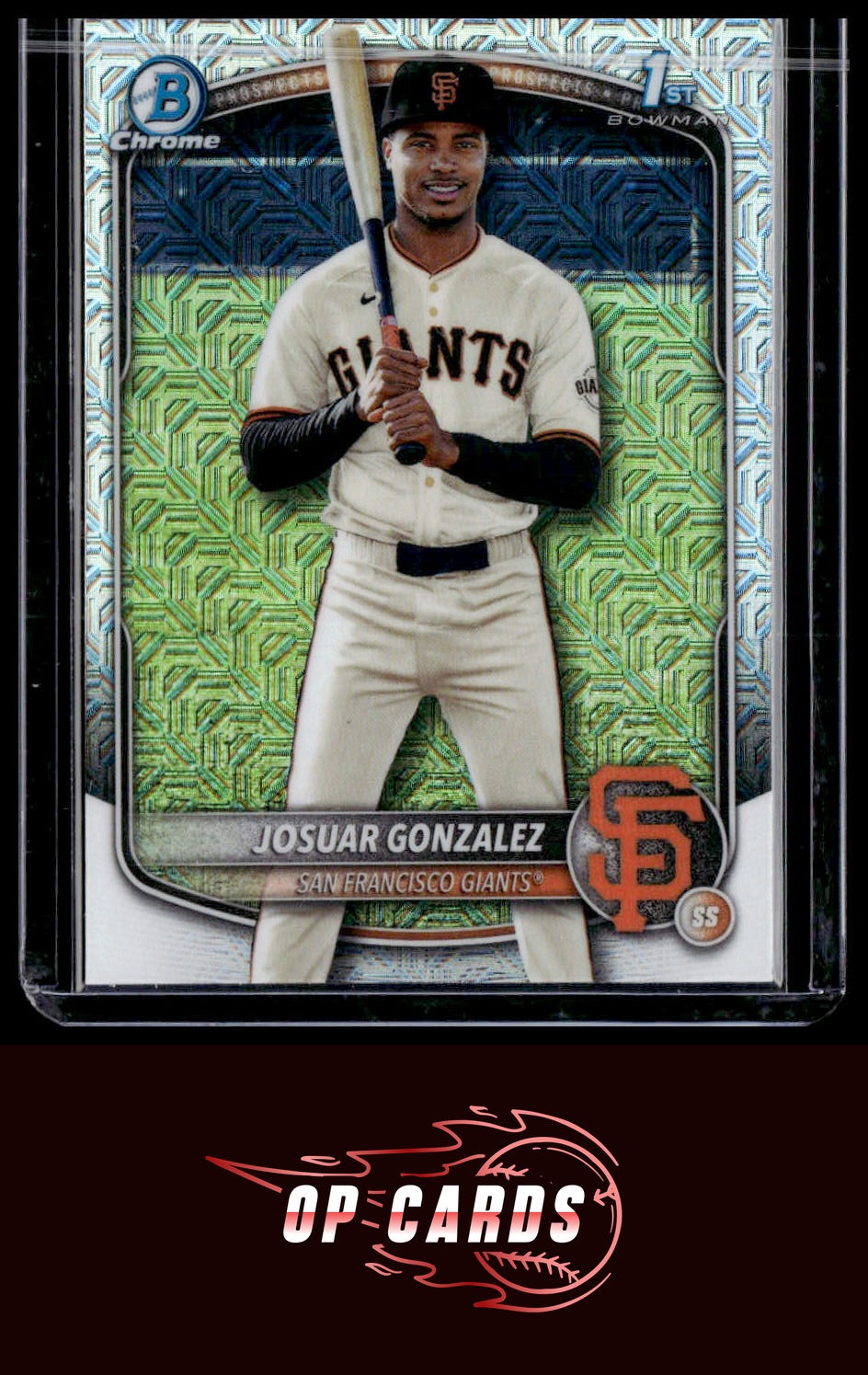 Josuar Gonzalez 2025 Bowman Chrome #BCP-153 Prospects Mojo