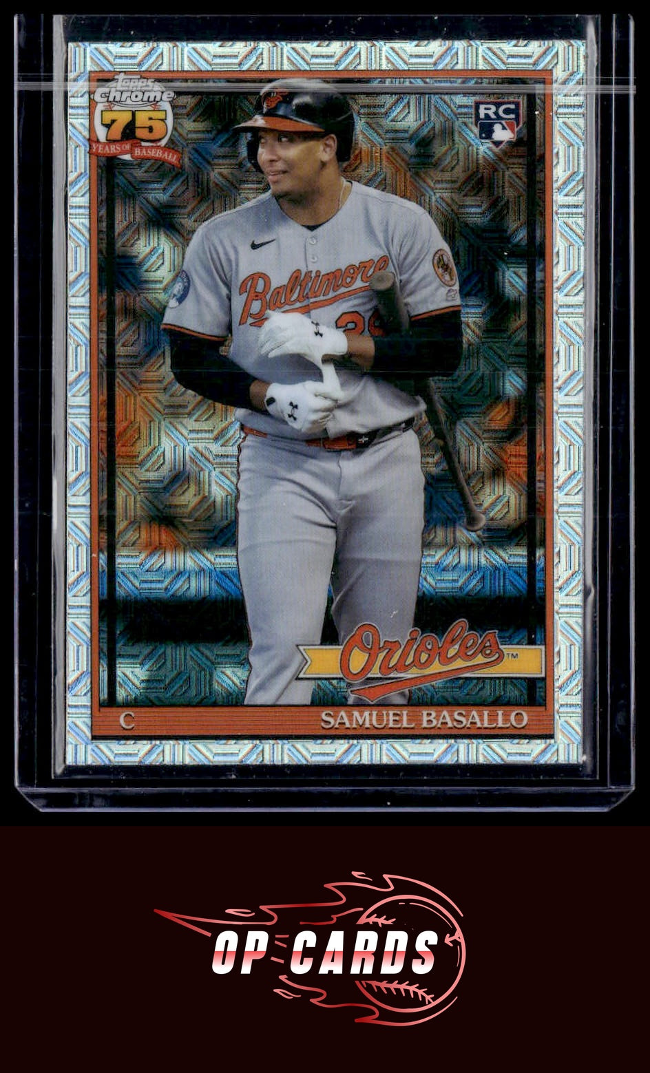 Samuel Basallo 2026 Topps #91C-30 1991 35th Anniversary Chrome (Series One)