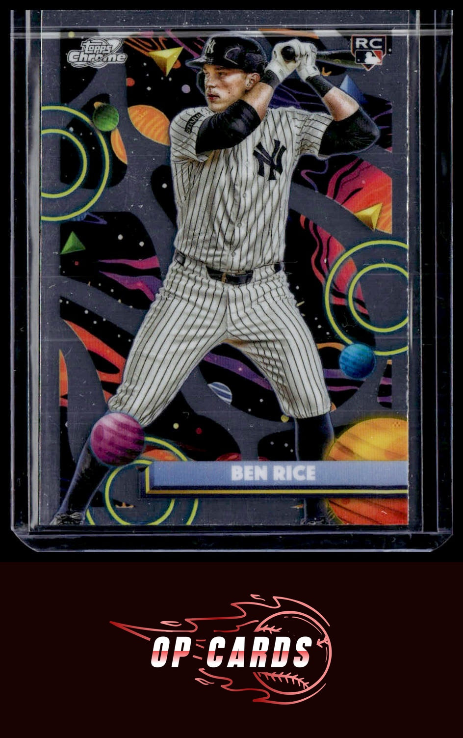 Ben Rice 2025 Topps Chrome Cosmic #174