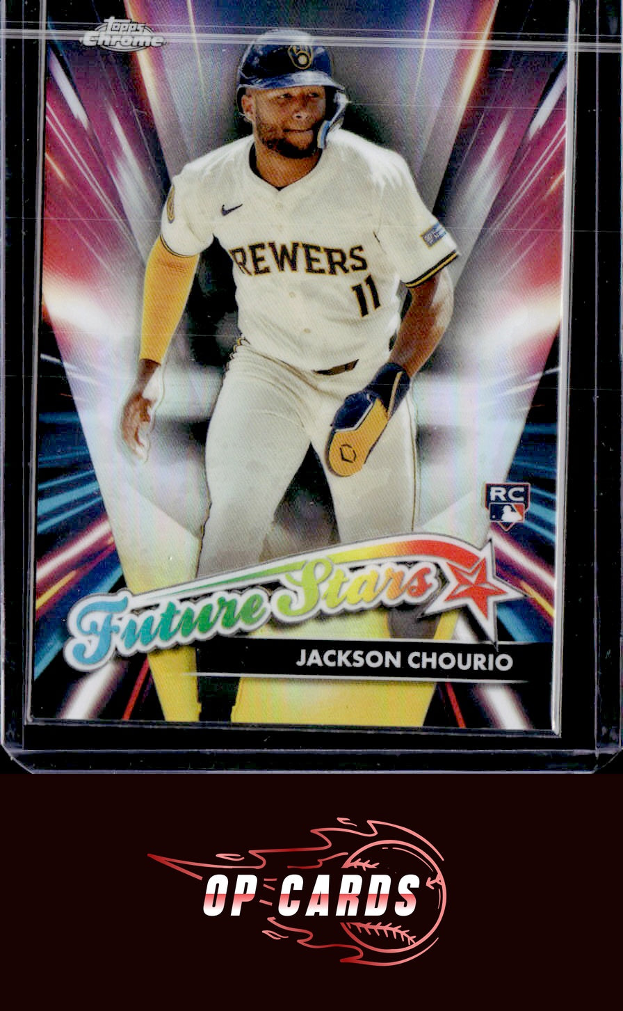 Jackson Chourio 2024 Topps Chrome Update #FSU-16 Future Stars