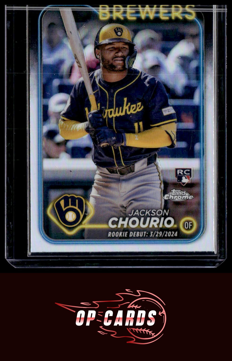 Jackson Chourio 2024 Topps Chrome Update #USC30 Refractors