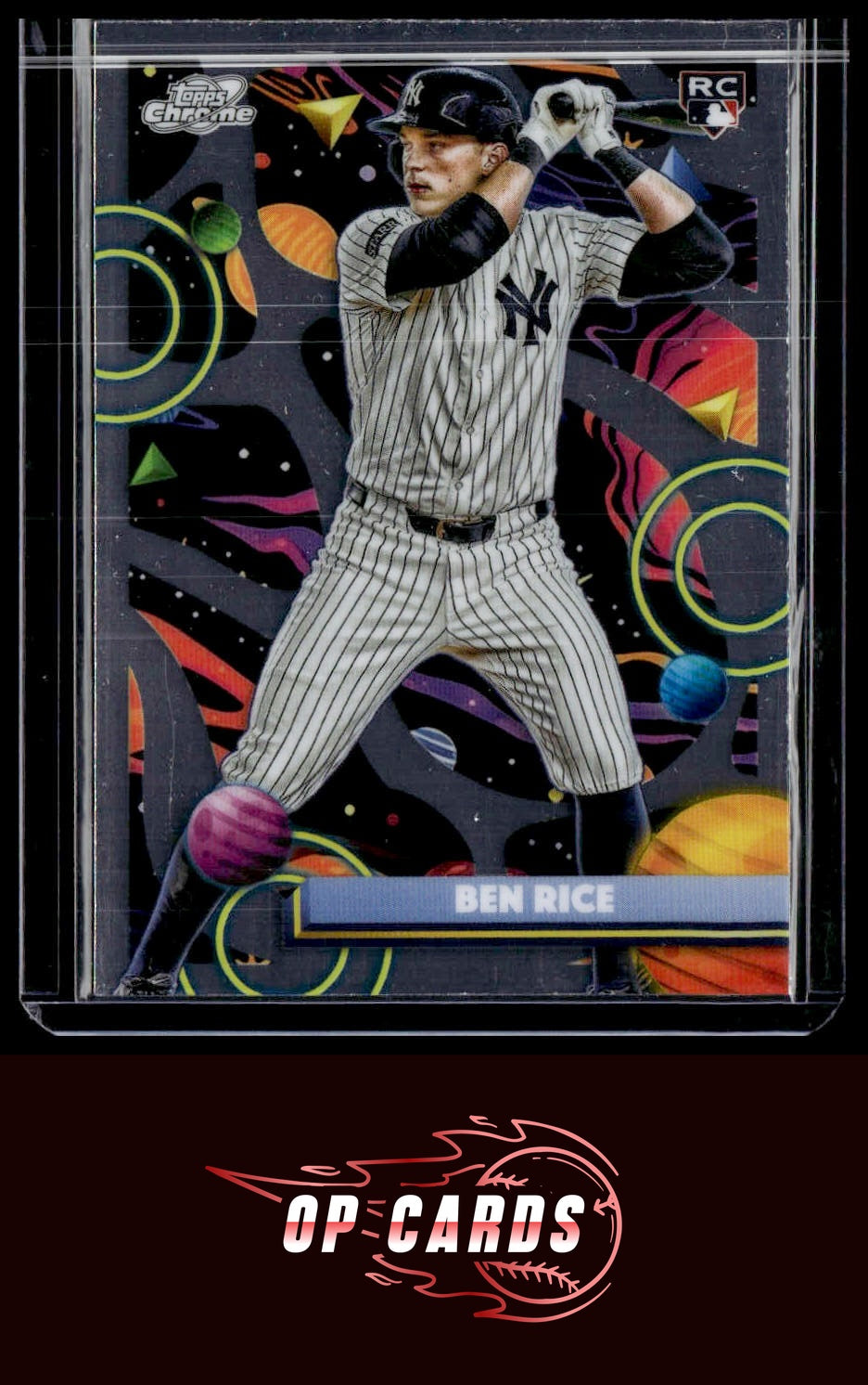 Ben Rice 2025 Topps Chrome Cosmic #174