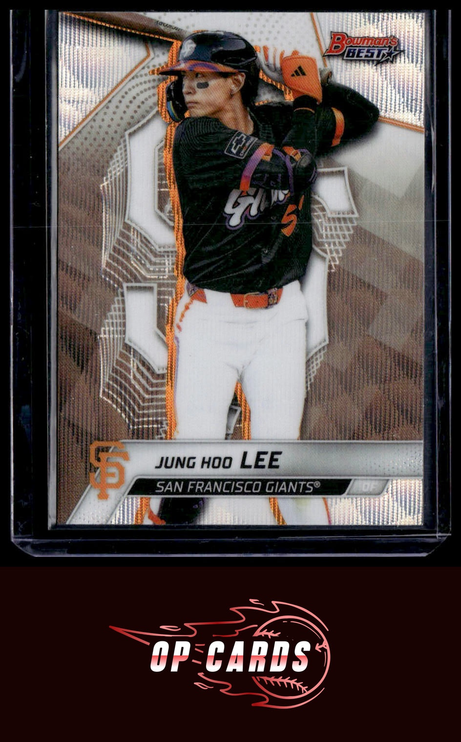 Jung Hoo Lee 2025 Bowman's Best #7 Wave Refractors