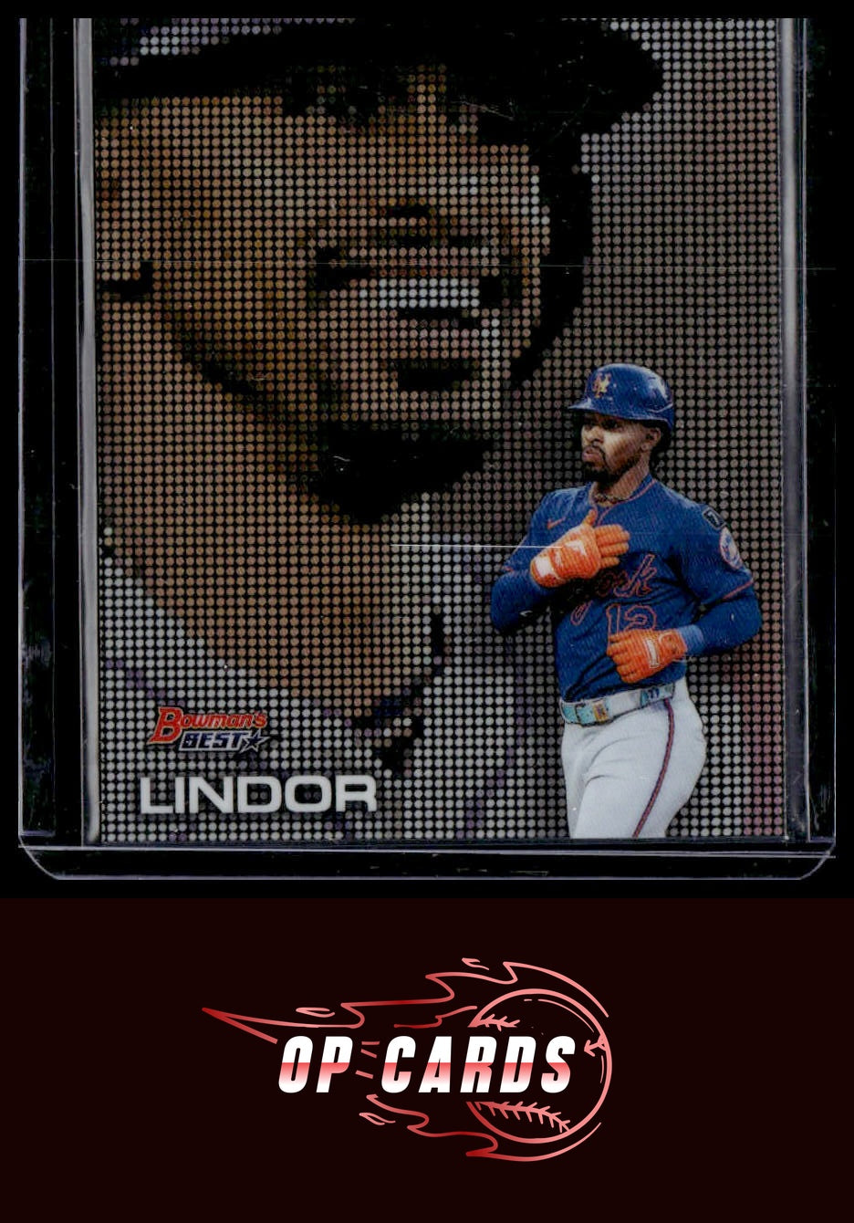 Francisco Lindor 2025 Bowman's Best #P-20 Pixel Portraits