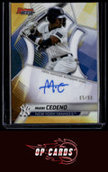 Mani Cedeno 2025 Bowman's Best #B25-MCE Autograph Gold Refractor /50