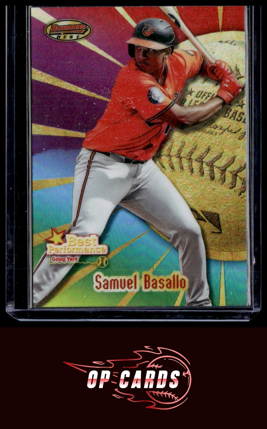Samuel Basallo 2025 Bowman's Best #BP-18 Best Performance