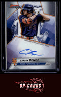 Carson Benge 2025 Bowman's Best #B25-CBE Best of 2025 Autographs
