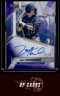 Josh Hammond 2025 Bowman's Best #B25-JH Autograph Purple Refractor #/75