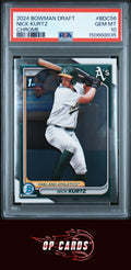 Nick Kurtz 2024 Bowman Draft #BDC56 Chrome PSA 10