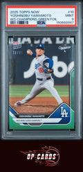 Yoshinobu Yamamoto 2025 Topps Now Dodgers World Series Champions #10 /99 PSA 9