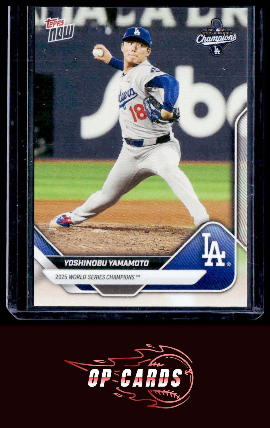 Yoshinobu Yamamoto 2025 Topps Now World Series Champions Dodgers #WS-10