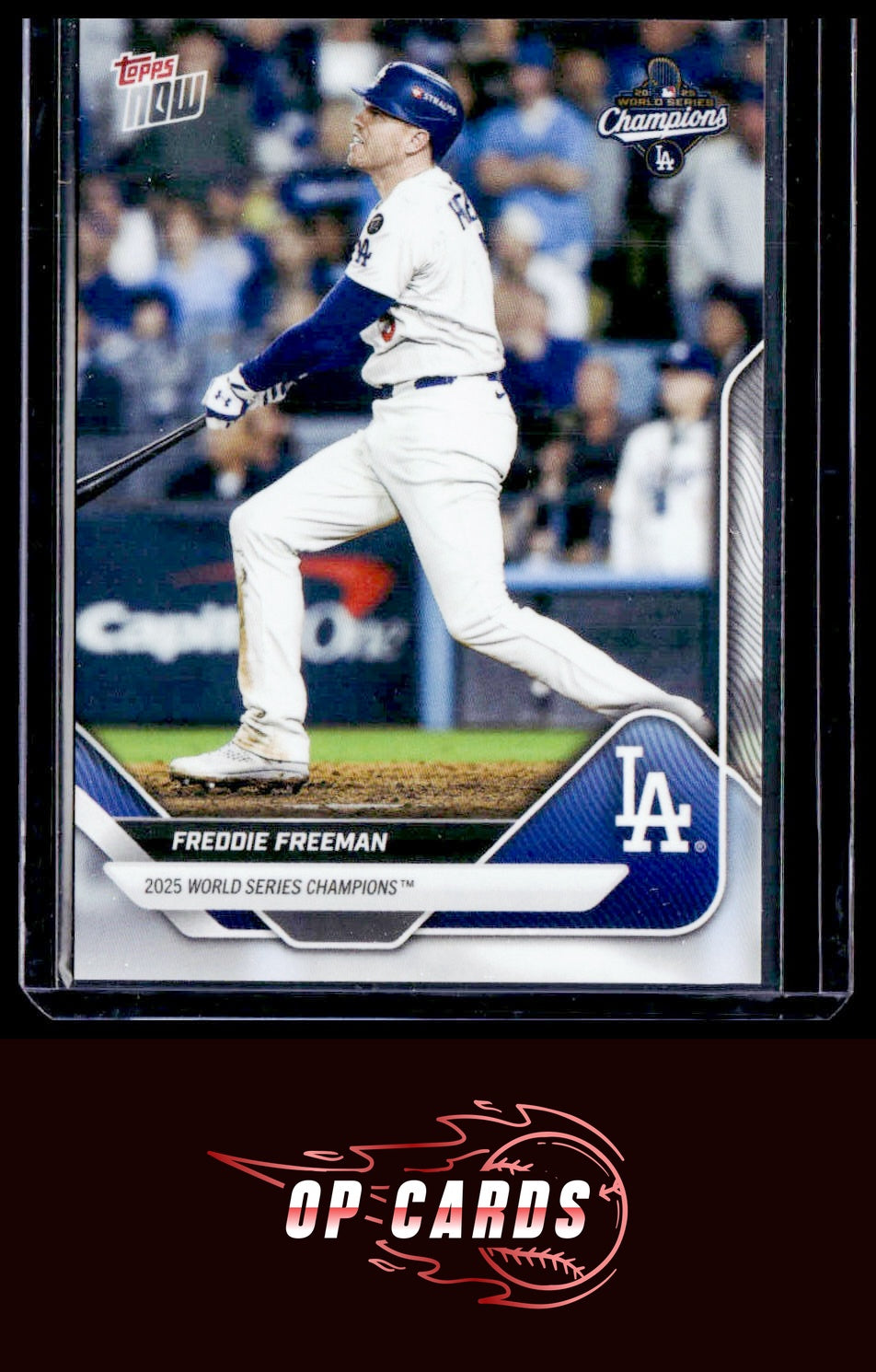 Freddie Freeman 2025 Topps Now World Series Champions Los Angeles Dodgers #WS-5