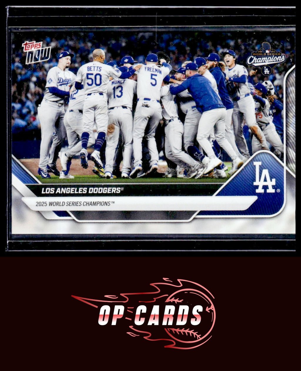 Los Angeles Dodgers 2025 Topps Now World Series Champions  #WS-15