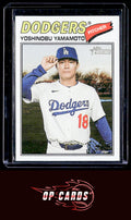 Yoshinobu Yamamoto 2026 Topps Heritage #371