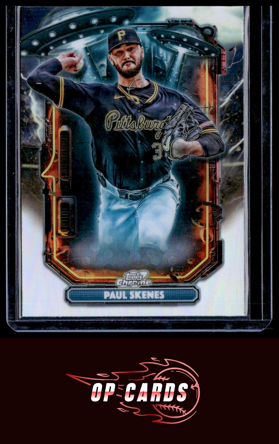 Paul Skenes 2025 Topps Chrome Cosmic #ET-16 Extraterrestrial Talent