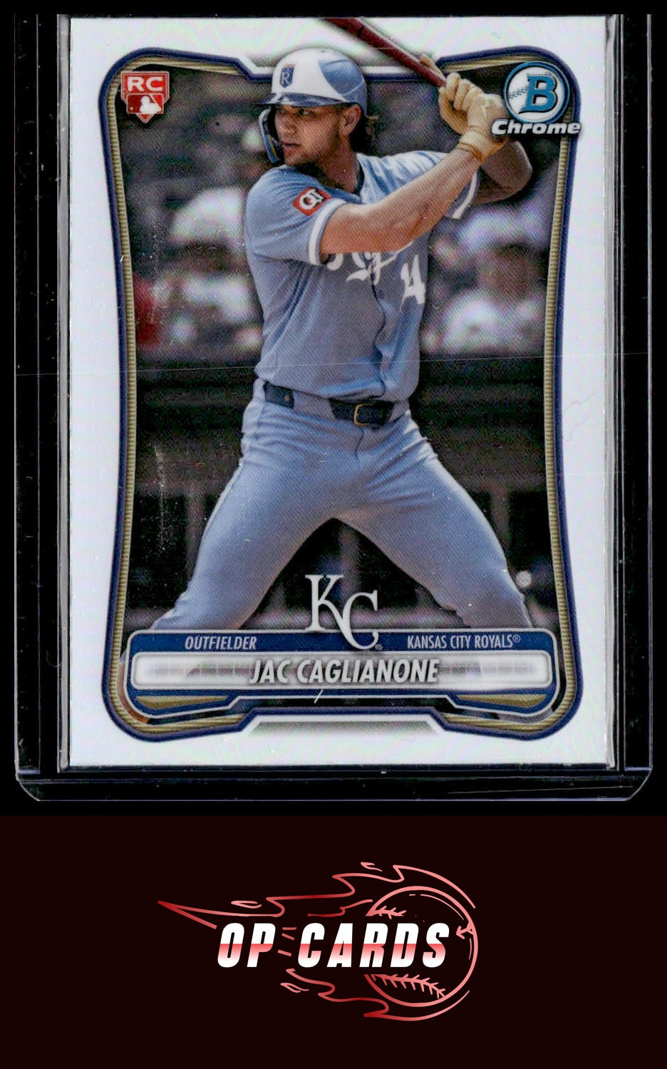 Jac Caglianone 2026 Bowman #75 Rookie Red RC Logo