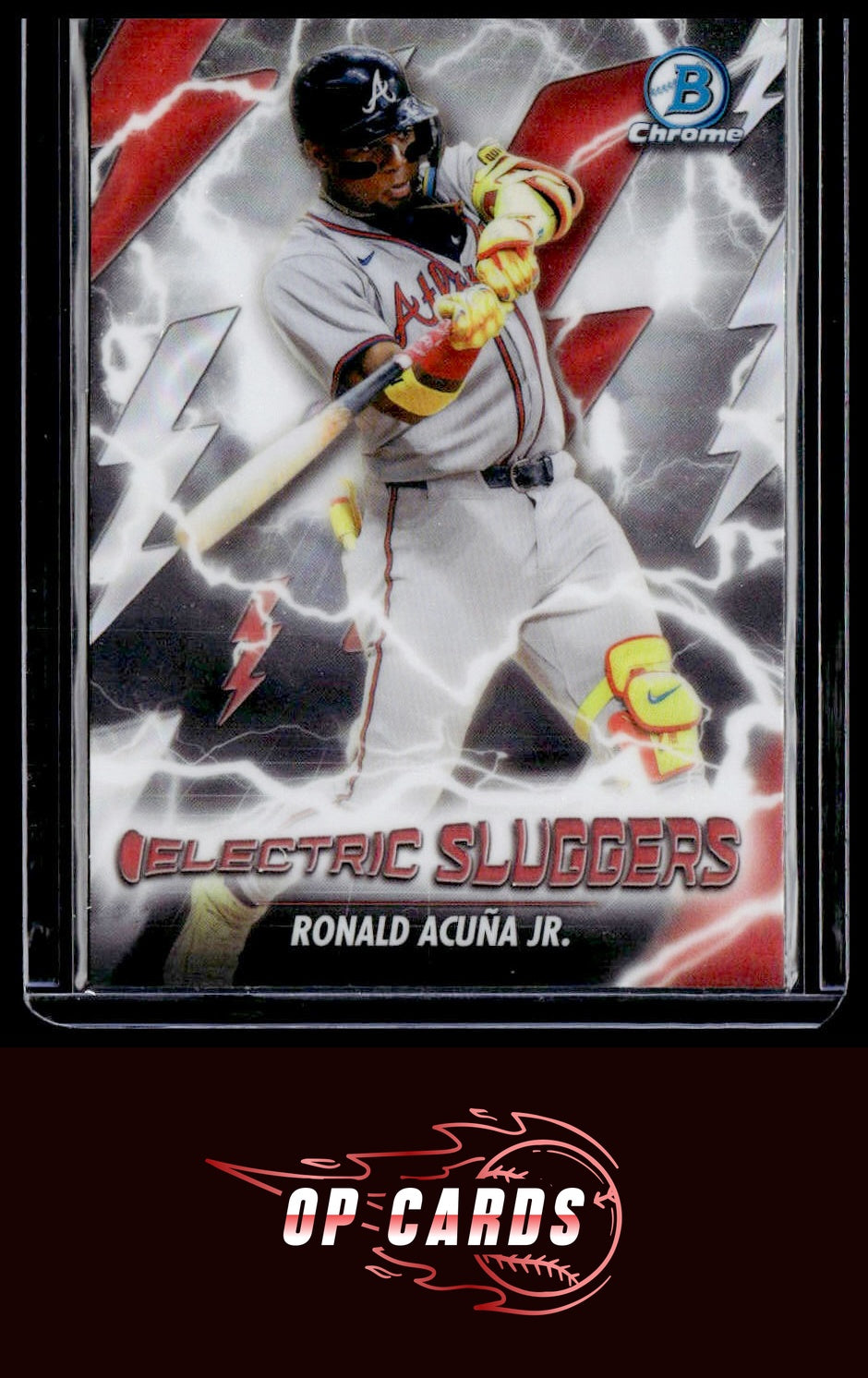 Ronald Acuña Jr. 2026 Bowman #ES-8 Electric Sluggers