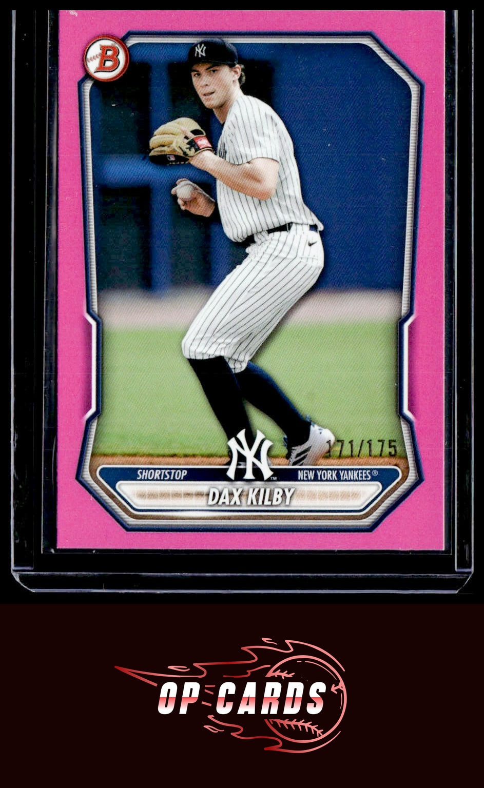 Dax Kilby 2026 Bowman #BP-78 Prospects Pink #/175