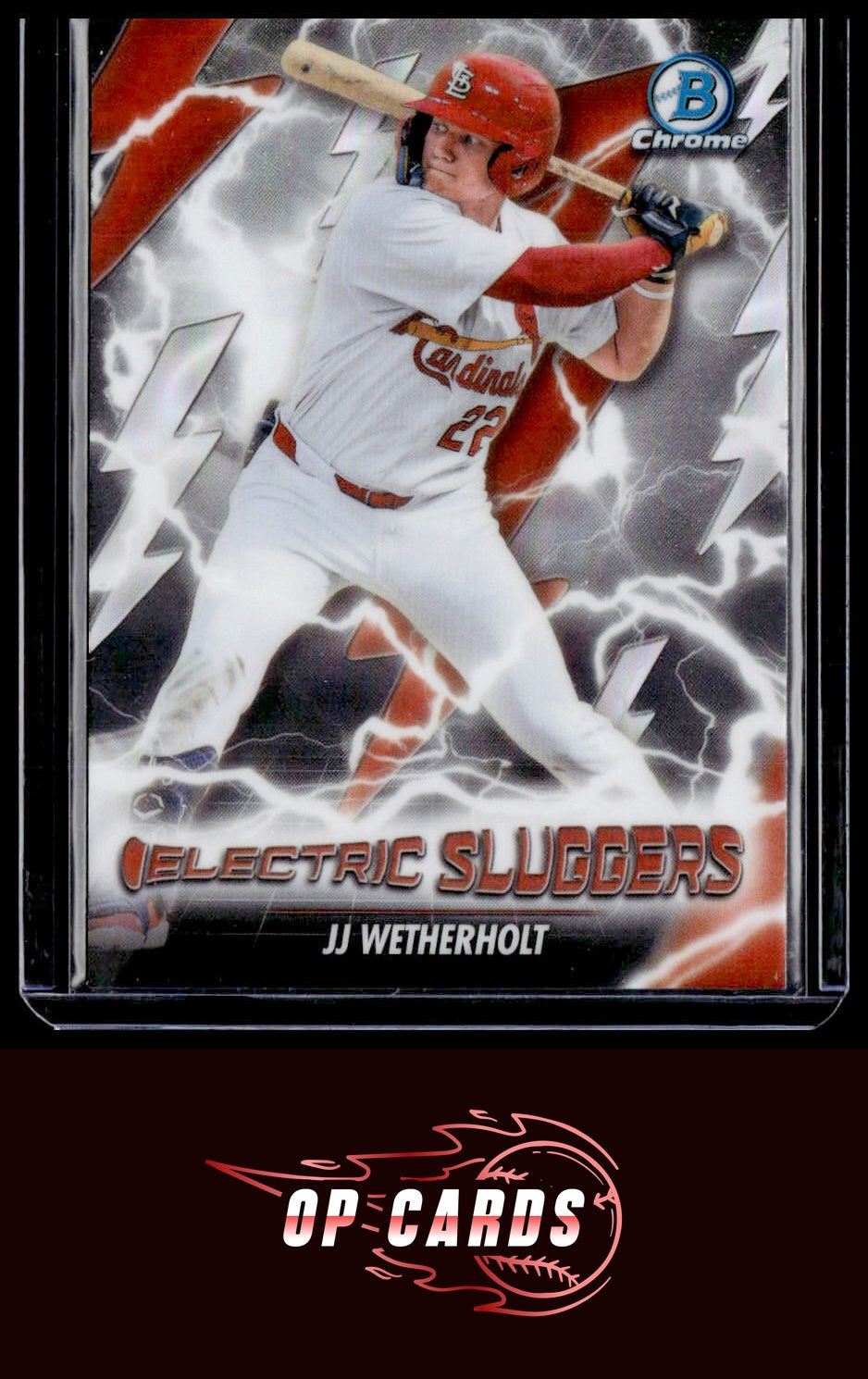 JJ Wetherholt 2026 Bowman #ES-12 Electric Sluggers