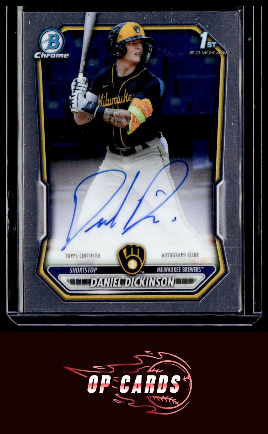 Daniel Dickinson 2026 Bowman #CPA-DD Chrome Prospects Autograph