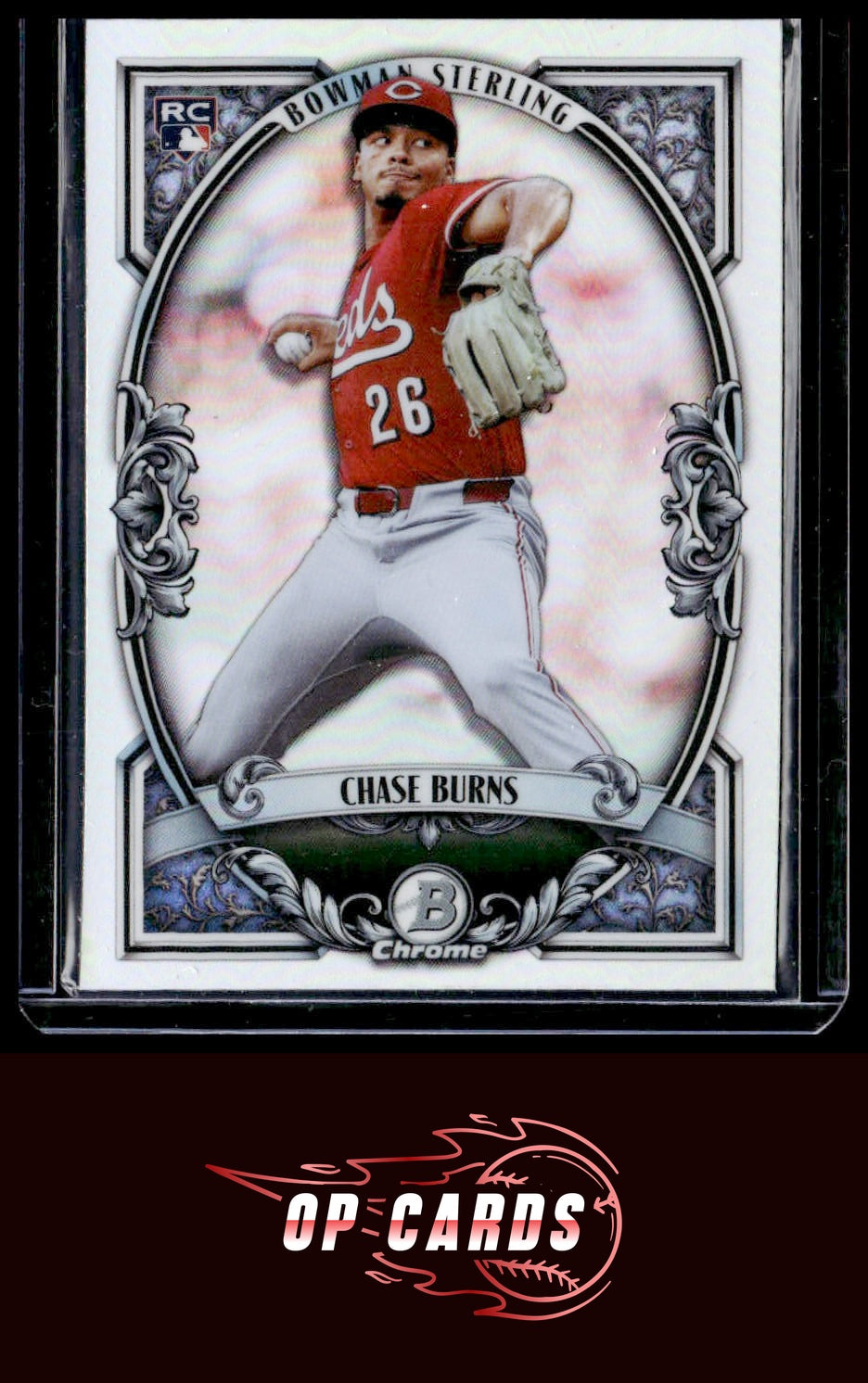 Chase Burns 2026 Bowman #BST-10 Bowman Sterling